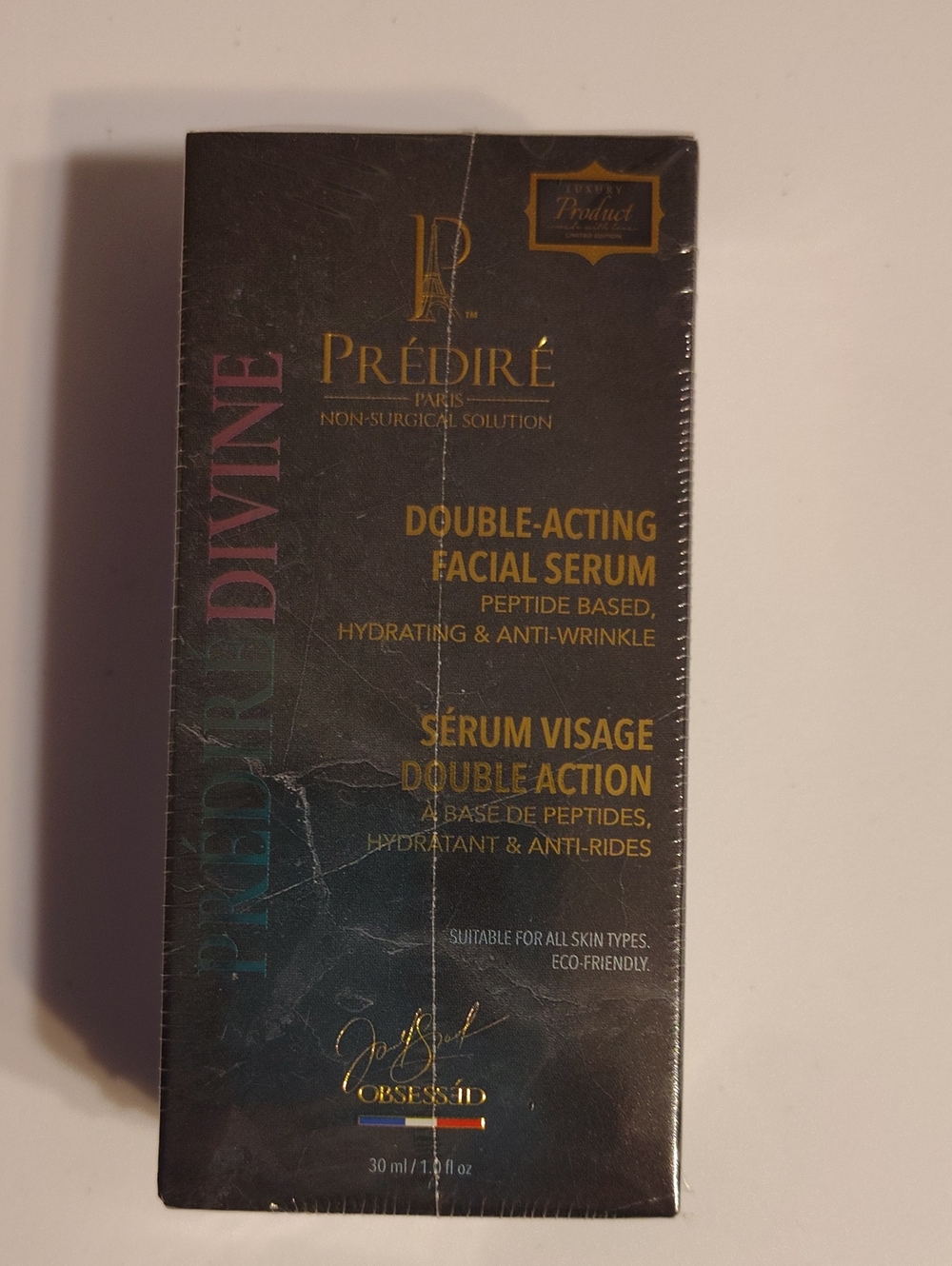 Double-Acting Facial Serum - Hydrating Anti-Wrinkle (Black)